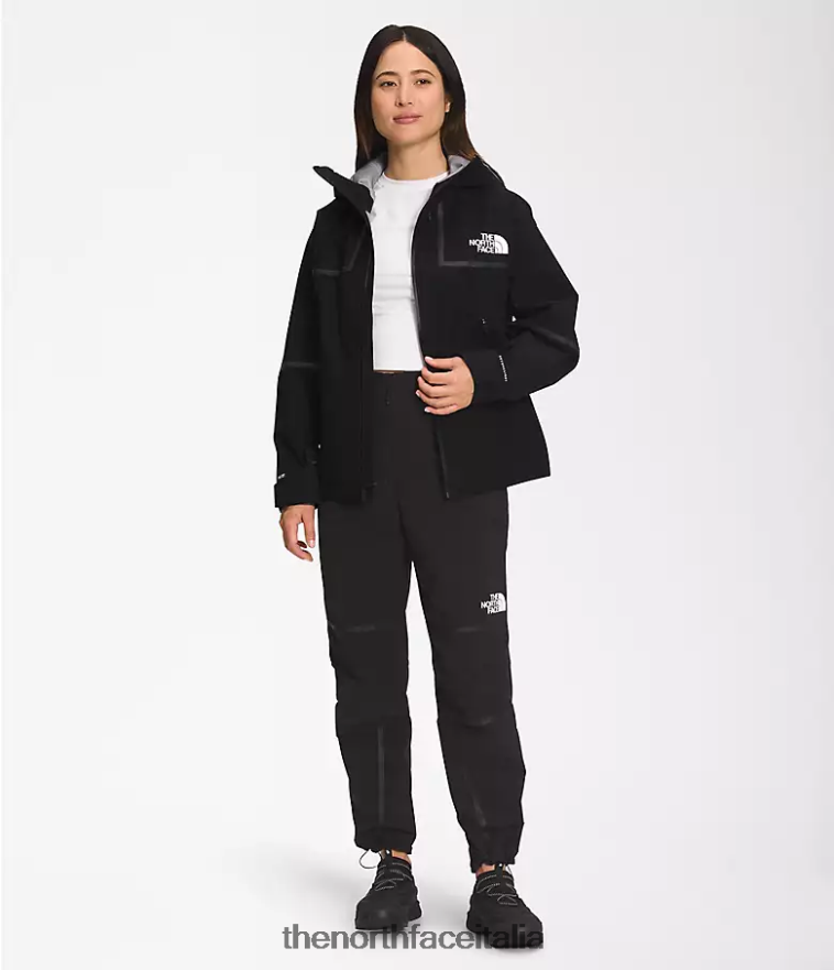 The North Face vestiario 460N8D1319 grazie nero donne prima giacca da montagna futurelight