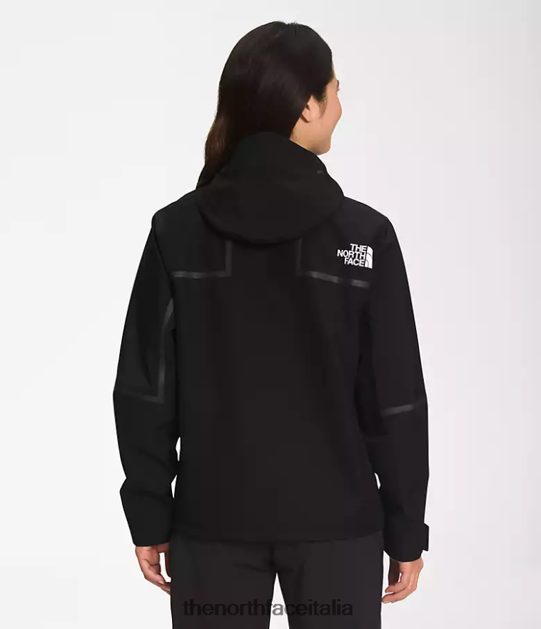 The North Face vestiario 460N8D1319 grazie nero donne prima giacca da montagna futurelight