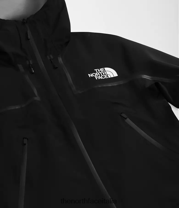 The North Face vestiario 460N8D1319 grazie nero donne prima giacca da montagna futurelight