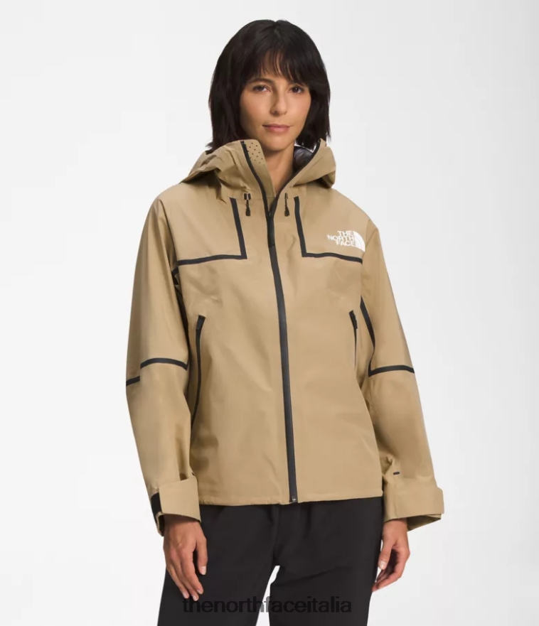 The North Face vestiario 460N8D1320 pietra kaki donne prima giacca da montagna futurelight
