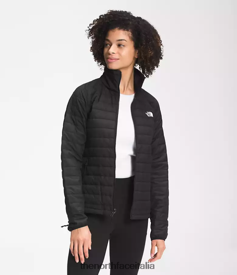 The North Face vestiario 460N8D894 grazie nero donne giacca triclimatica carto