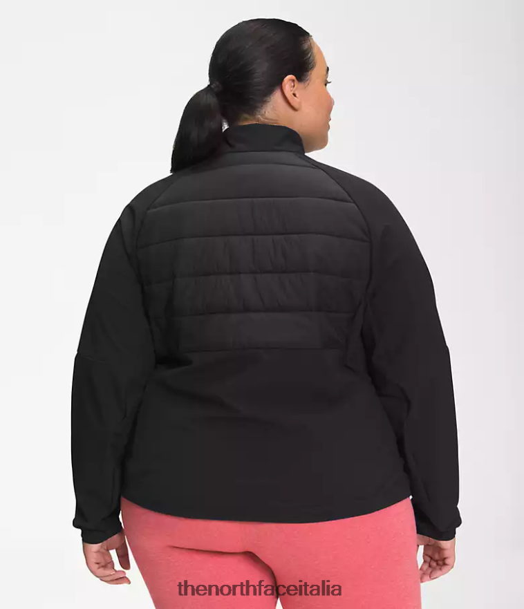 The North Face vestiario 460N8D1144 grazie nero donne più giacca ibrida Shelter Cove