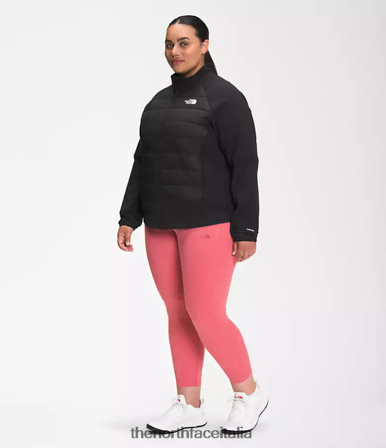 The North Face vestiario 460N8D1144 grazie nero donne più giacca ibrida Shelter Cove