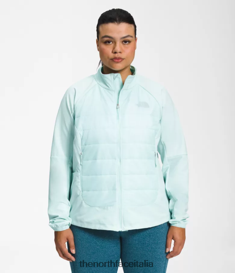 The North Face vestiario 460N8D1146 lucernario blu donne più giacca ibrida Shelter Cove