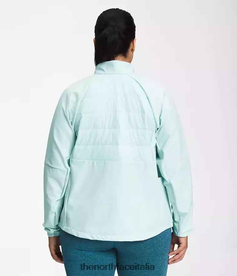 The North Face vestiario 460N8D1146 lucernario blu donne più giacca ibrida Shelter Cove