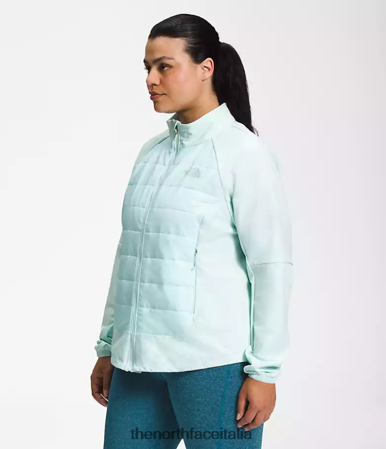 The North Face vestiario 460N8D1146 lucernario blu donne più giacca ibrida Shelter Cove