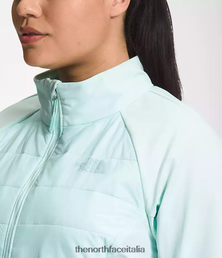The North Face vestiario 460N8D1146 lucernario blu donne più giacca ibrida Shelter Cove