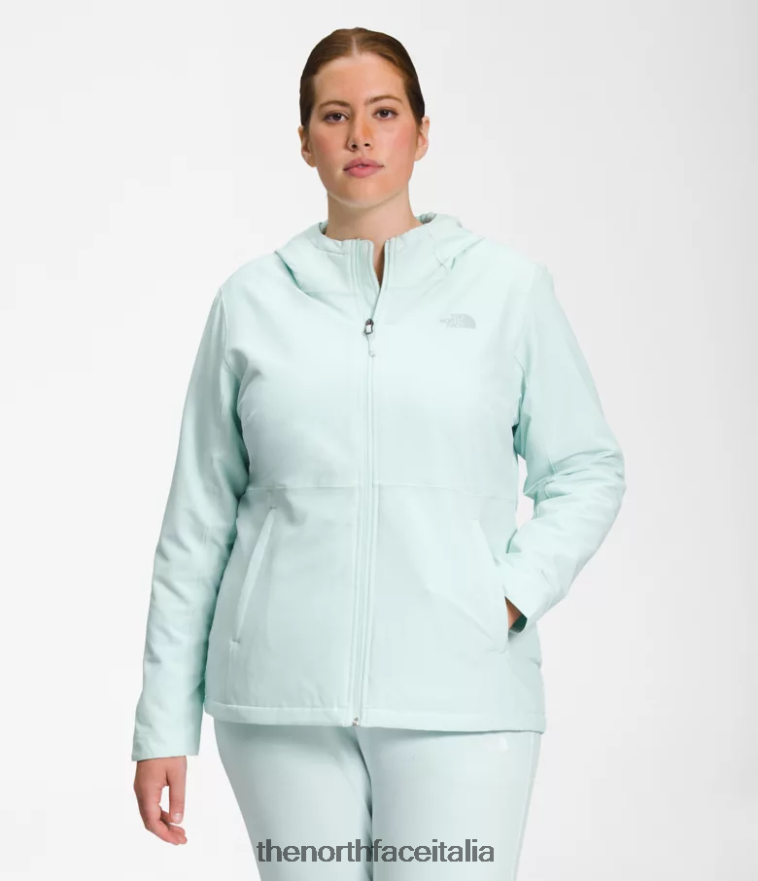 The North Face vestiario 460N8D1178 lucernario blu donne più la felpa con cappuccio Shelbe Raschel