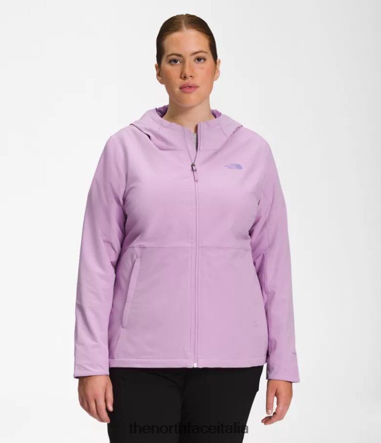 The North Face vestiario 460N8D1179 lupino donne più la felpa con cappuccio Shelbe Raschel