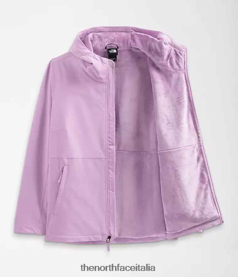 The North Face vestiario 460N8D1179 lupino donne più la felpa con cappuccio Shelbe Raschel