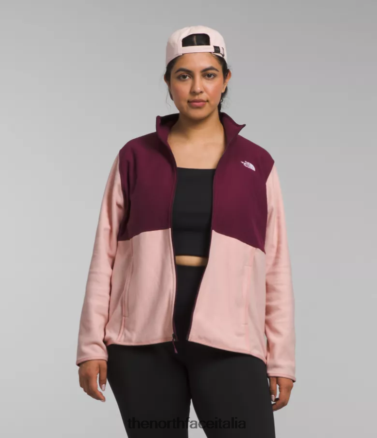 The North Face vestiario 460N8D1225 muschio rosa/boysenberry donne più giacca alpina polartec 100 - Clicca l'immagine per chiudere