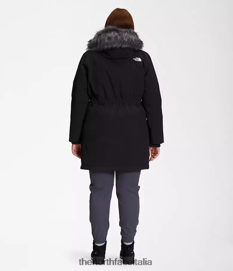 The North Face vestiario 460N8D1283 grazie nero donne più parka artico