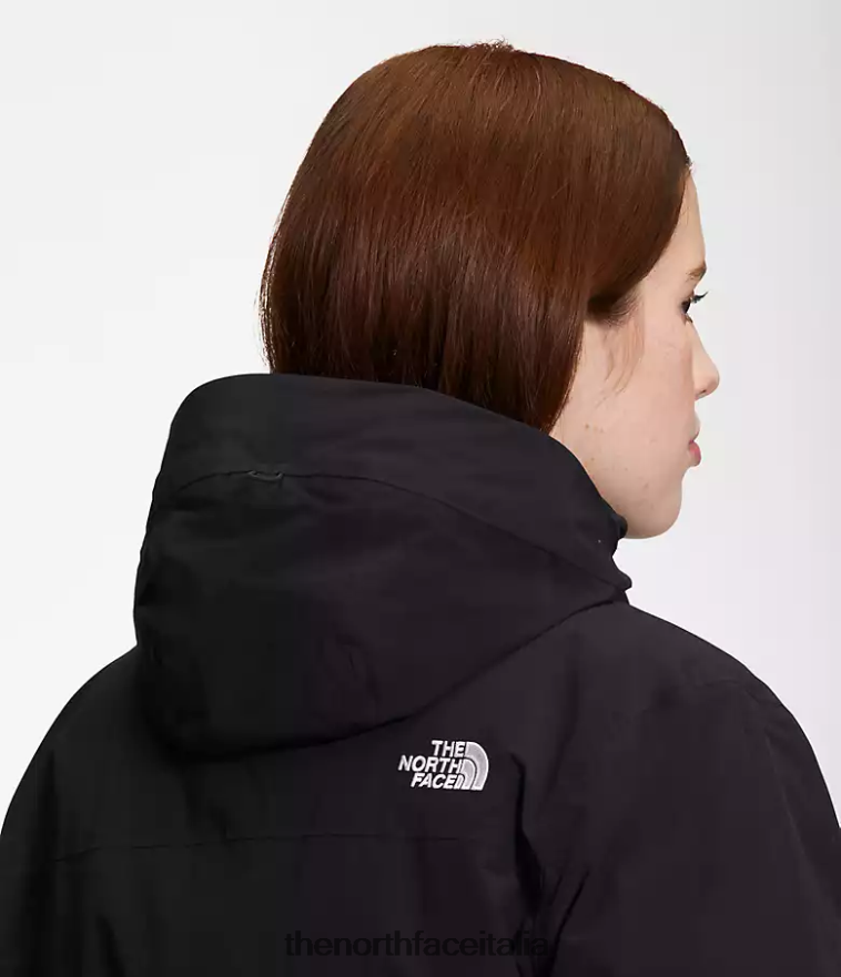 The North Face vestiario 460N8D1283 grazie nero donne più parka artico