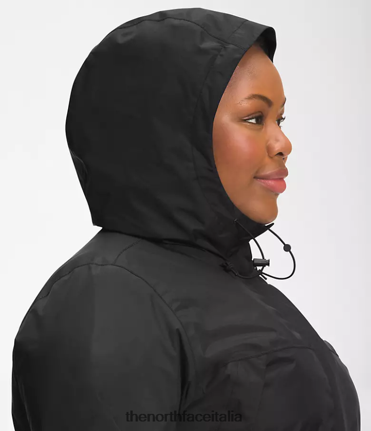 The North Face vestiario 460N8D238 grazie nero donne più giacca antora