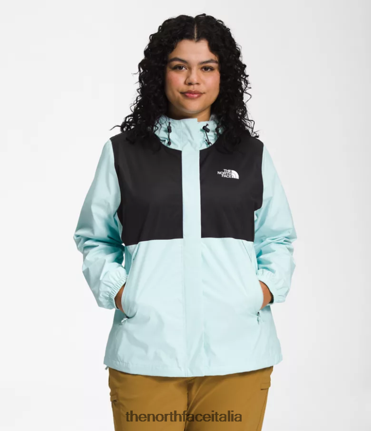 The North Face vestiario 460N8D241 tnf nero/azzurro donne più giacca antora