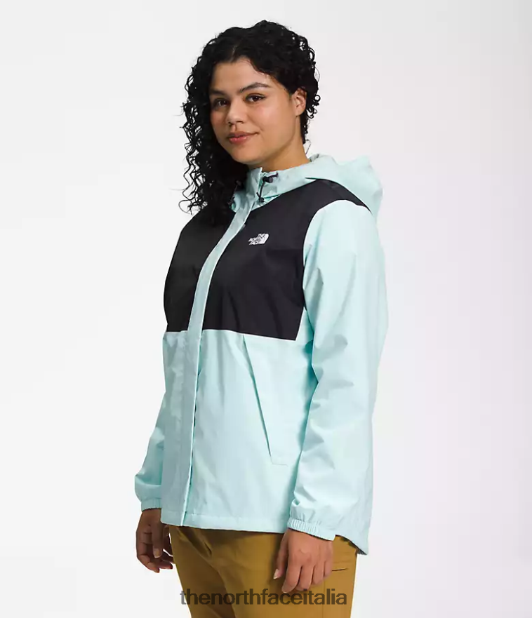 The North Face vestiario 460N8D241 tnf nero/azzurro donne più giacca antora