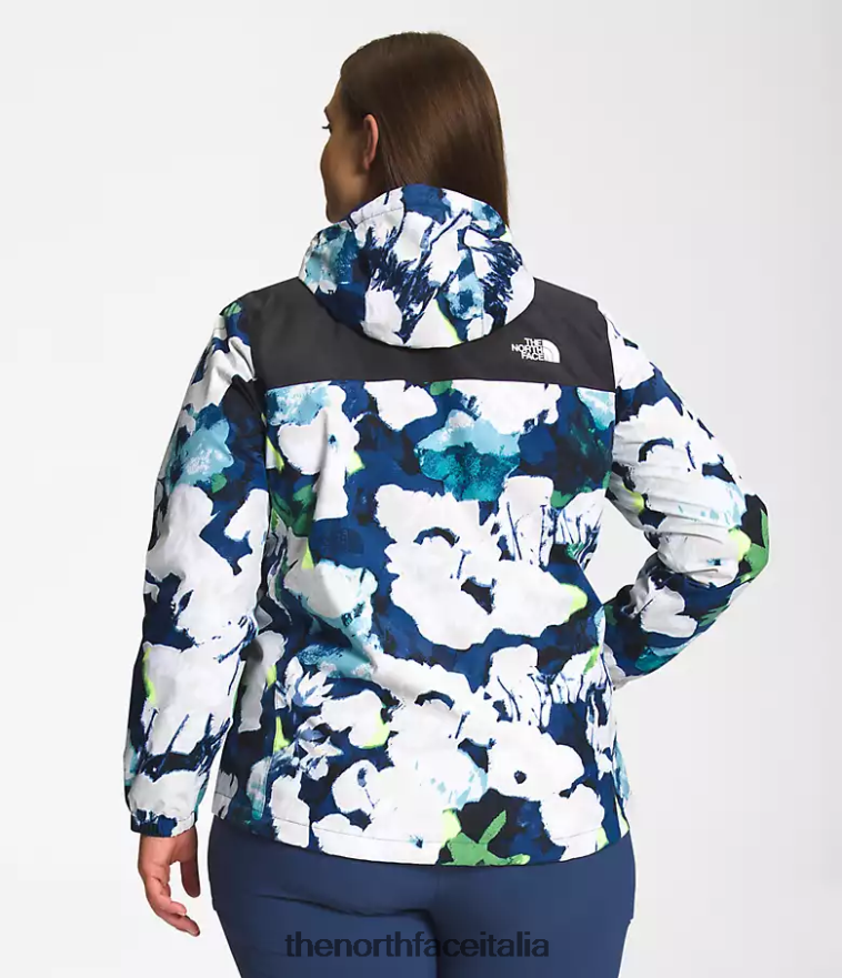 The North Face vestiario 460N8D242 tnf nero/summt navy stampa floreale astratta donne più giacca antora
