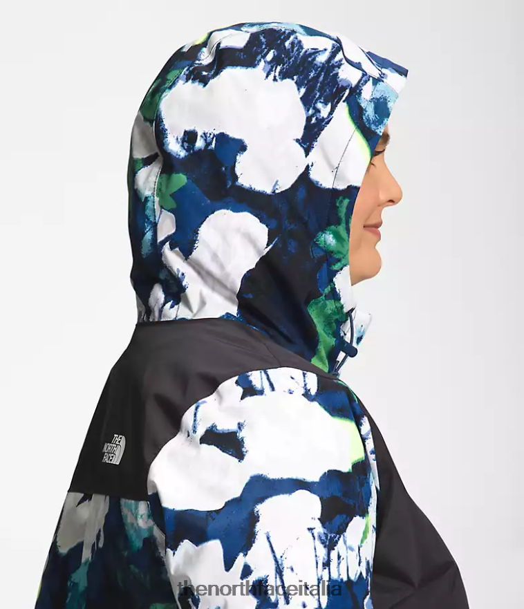 The North Face vestiario 460N8D242 tnf nero/summt navy stampa floreale astratta donne più giacca antora