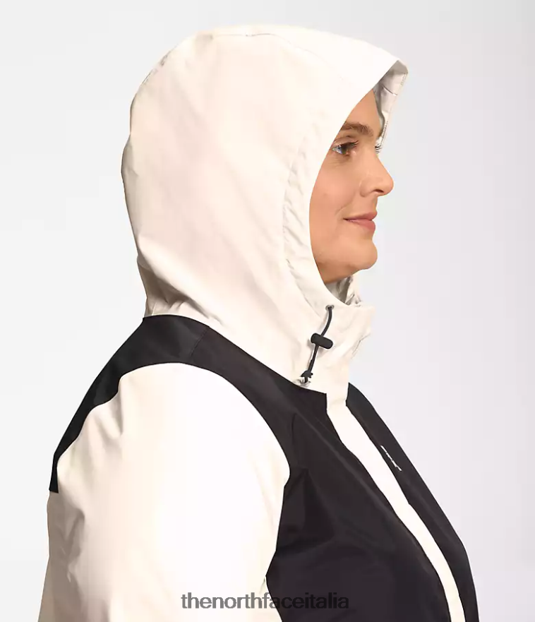 The North Face vestiario 460N8D243 tnf nero/bianco gardenia donne più giacca antora
