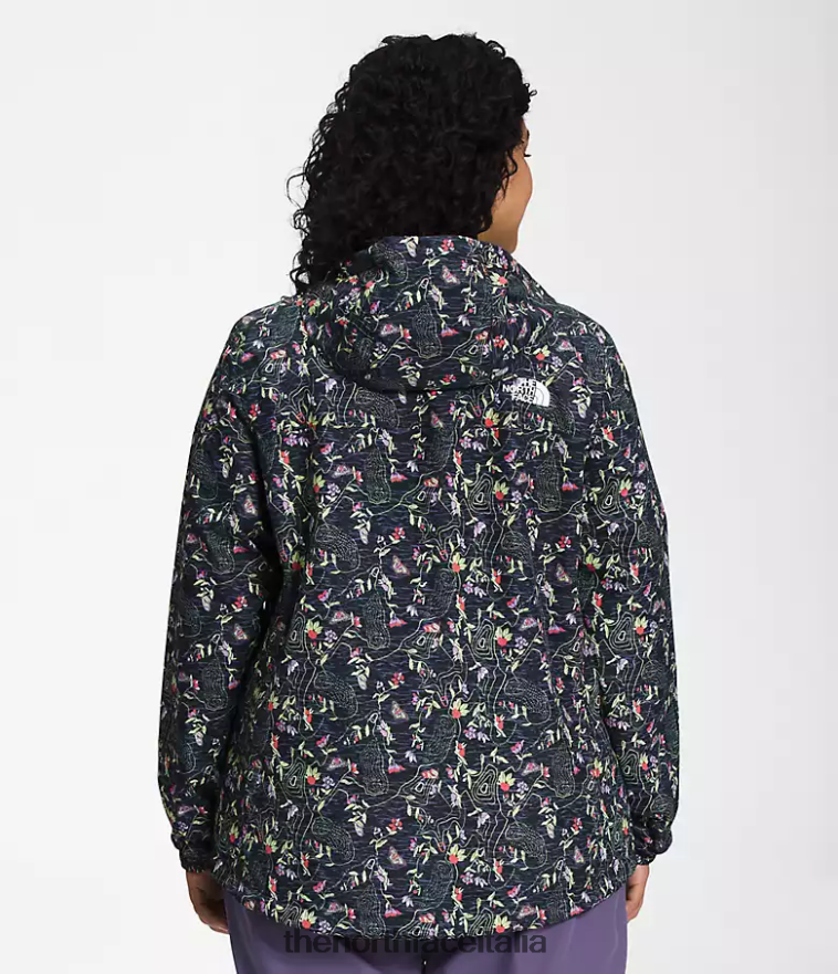 The North Face vestiario 460N8D244 tnf stampa iwd nera donne più giacca antora