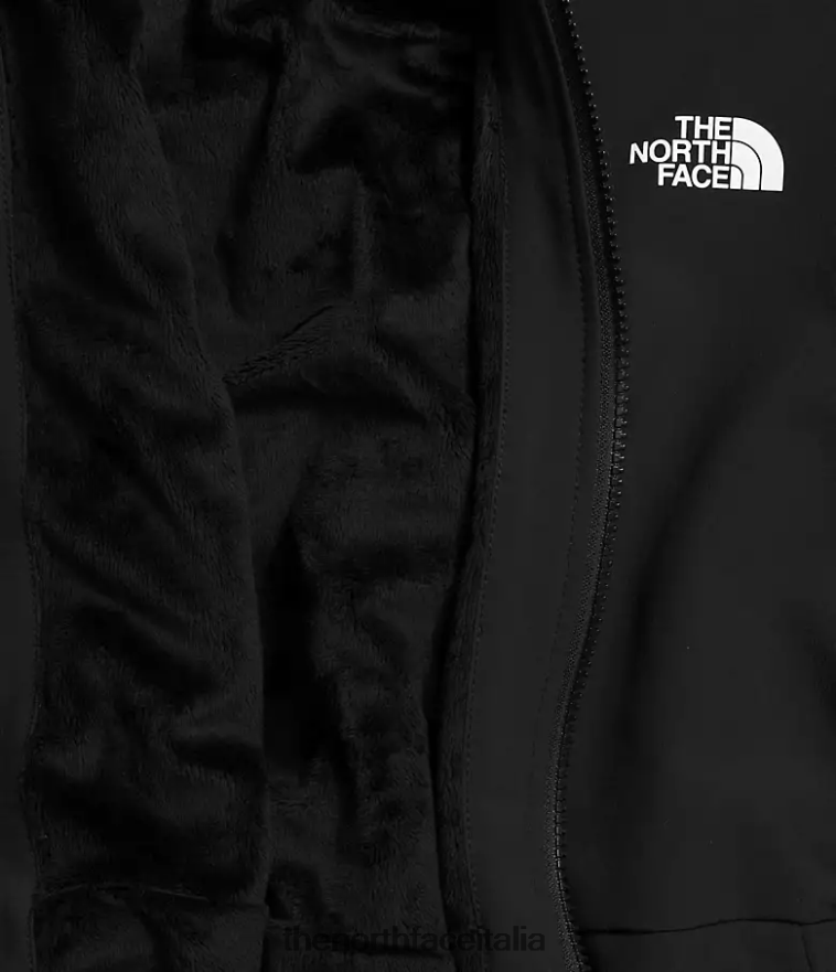 The North Face vestiario 460N8D246 grazie nero donne più la felpa con cappuccio Shelbe Raschel