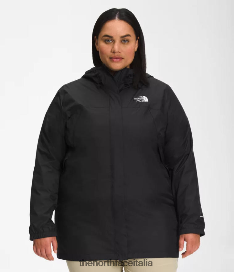 The North Face vestiario 460N8D435 grazie nero donne più parka antora