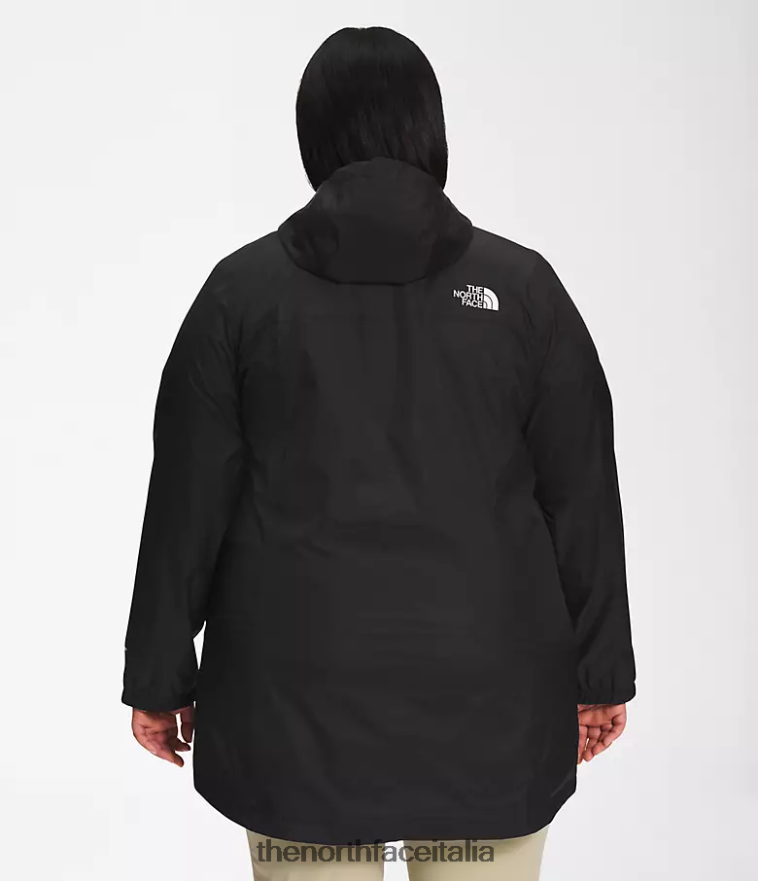 The North Face vestiario 460N8D435 grazie nero donne più parka antora