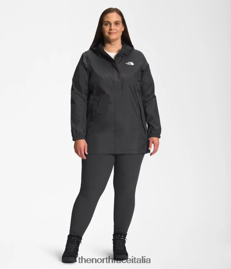 The North Face vestiario 460N8D436 grigio asfalto donne più parka antora