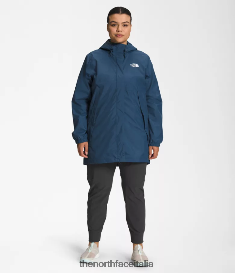 The North Face vestiario 460N8D438 blu ombroso donne più parka antora