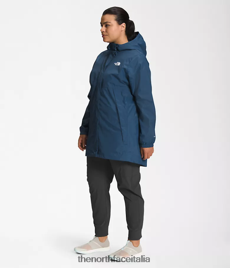 The North Face vestiario 460N8D438 blu ombroso donne più parka antora