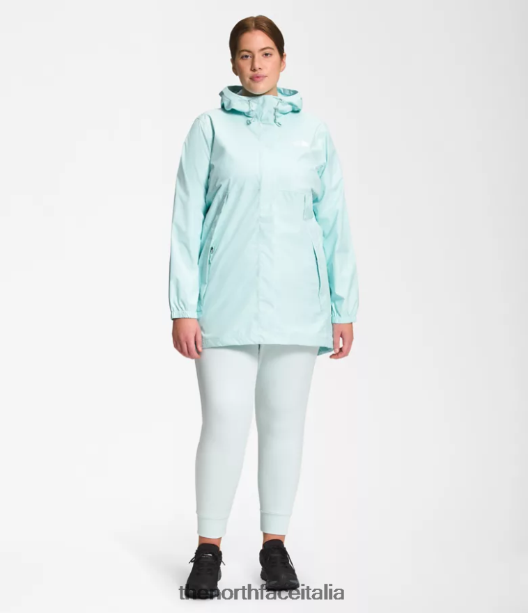 The North Face vestiario 460N8D439 lucernario blu donne più parka antora