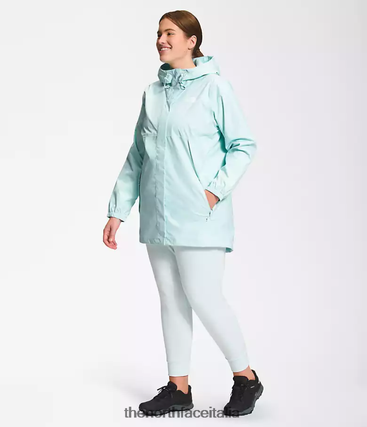The North Face vestiario 460N8D439 lucernario blu donne più parka antora