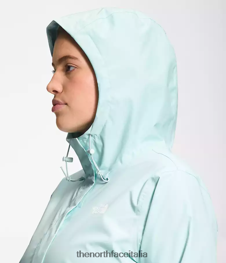The North Face vestiario 460N8D439 lucernario blu donne più parka antora