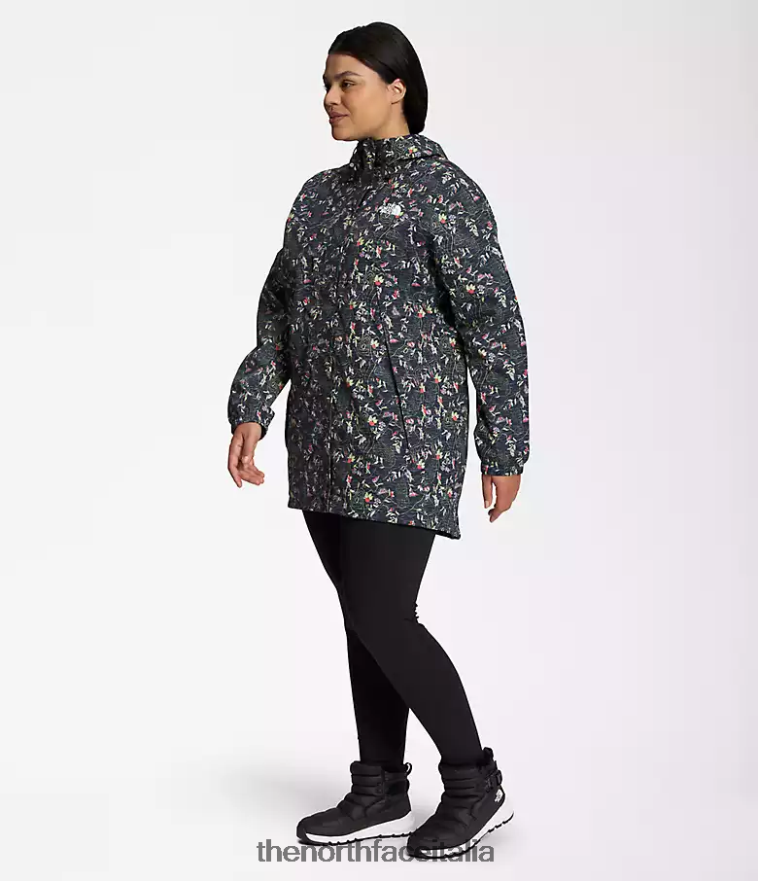 The North Face vestiario 460N8D440 tnf stampa iwd nera donne più parka antora