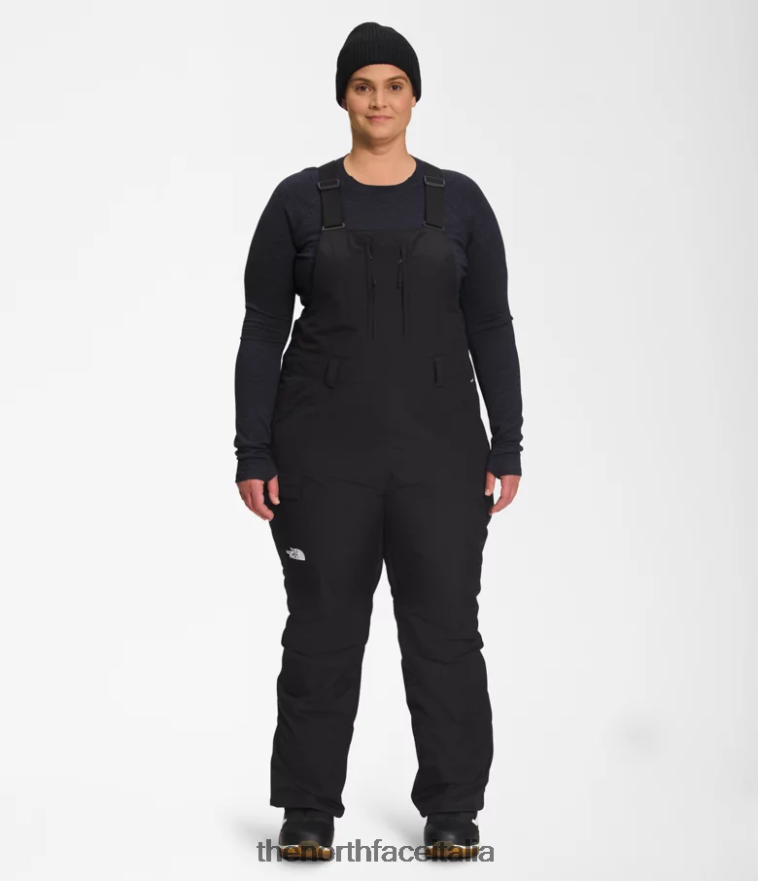 The North Face vestiario 460N8D571 grazie nero donne più bavaglini isolanti Freedom