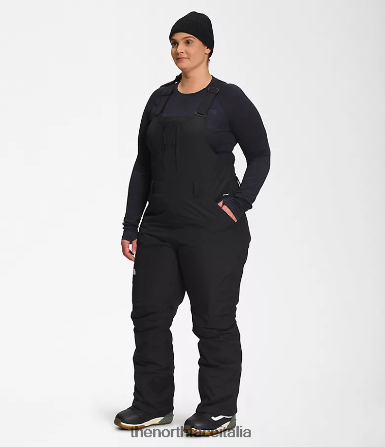 The North Face vestiario 460N8D571 grazie nero donne più bavaglini isolanti Freedom
