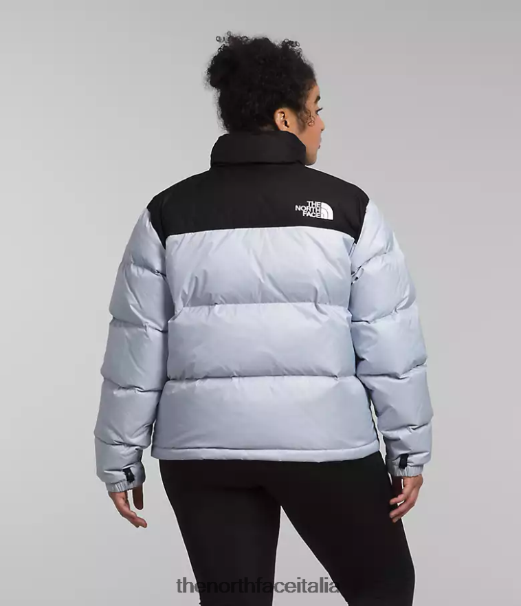 The North Face vestiario 460N8D797 pervinca polveroso/nero tnf donne più giacca retrò nuptse del 1996