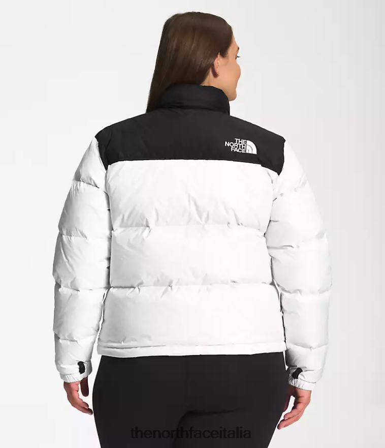 The North Face vestiario 460N8D798 tnf bianco donne più giacca retrò nuptse del 1996