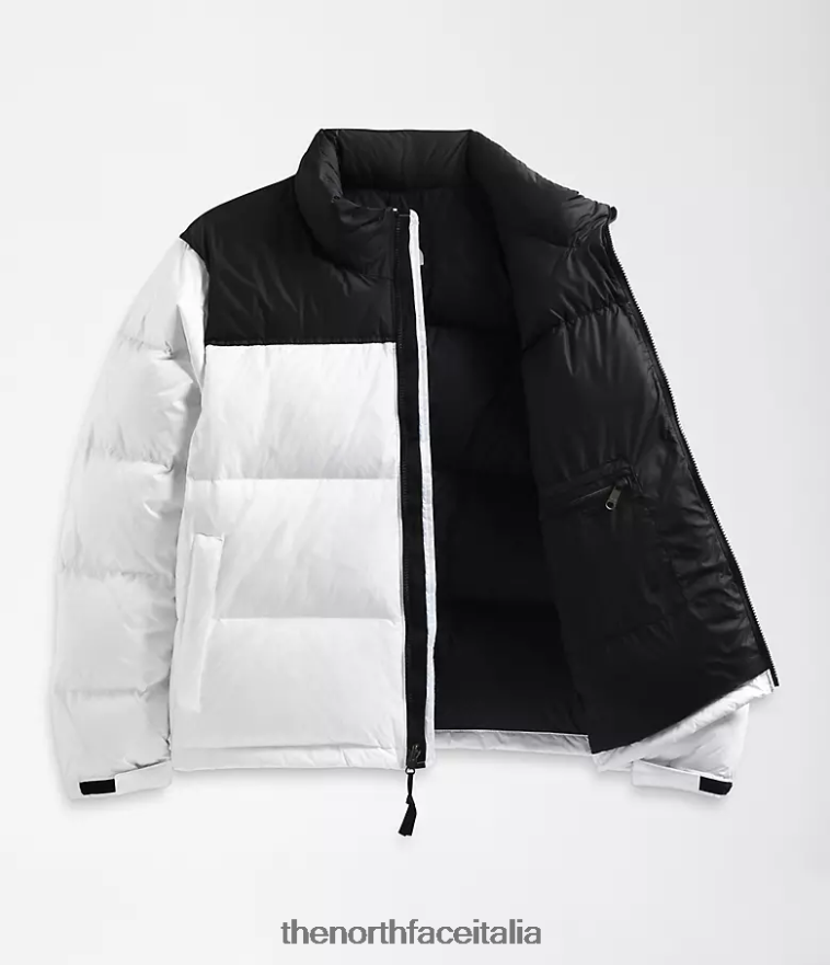 The North Face vestiario 460N8D798 tnf bianco donne più giacca retrò nuptse del 1996