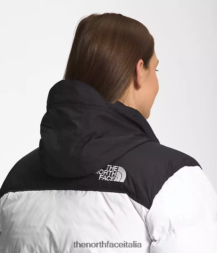 The North Face vestiario 460N8D798 tnf bianco donne più giacca retrò nuptse del 1996