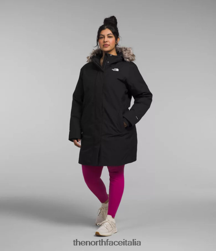 The North Face vestiario 460N8D965 grazie nero donne più parka artico