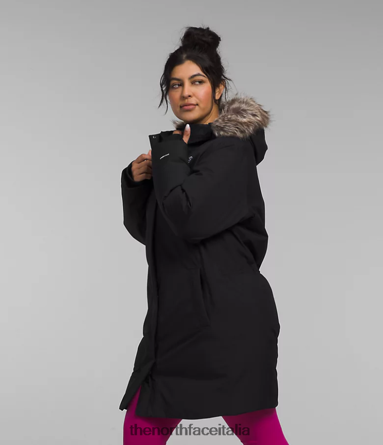 The North Face vestiario 460N8D965 grazie nero donne più parka artico