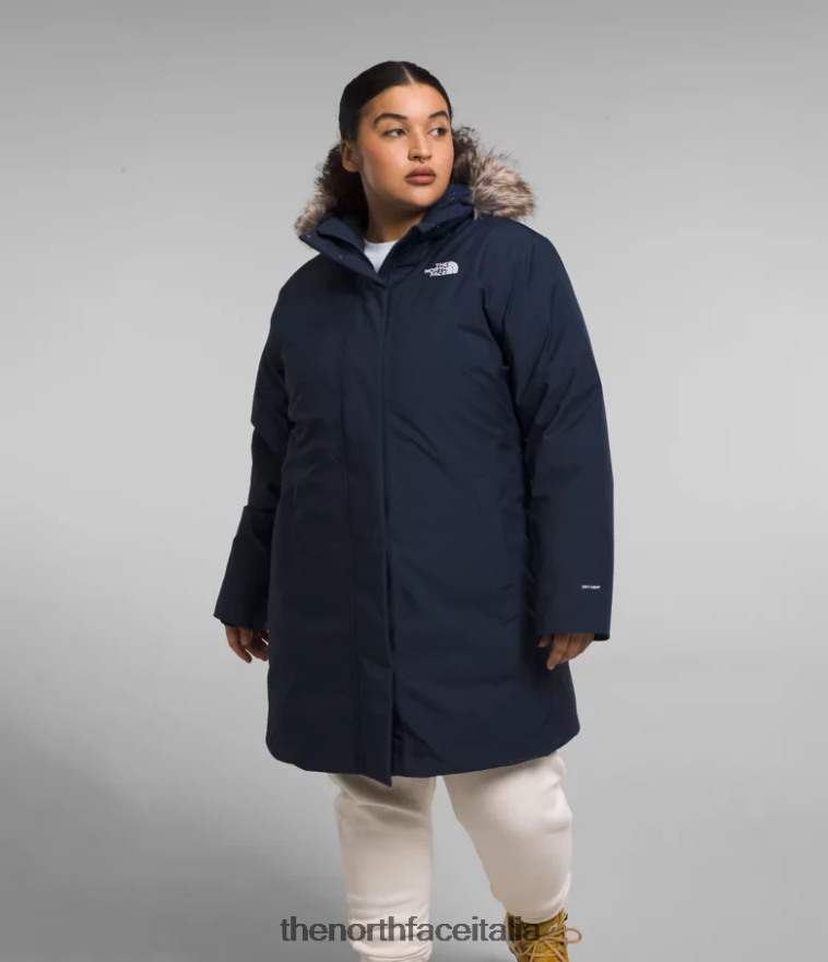The North Face vestiario 460N8D966 marina del vertice donne più parka artico