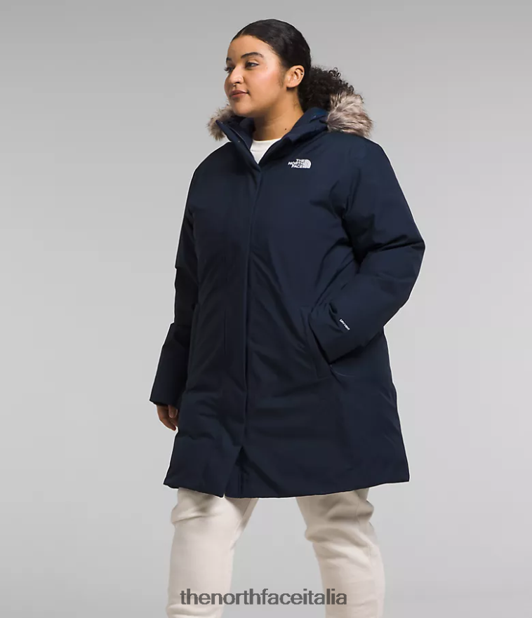 The North Face vestiario 460N8D966 marina del vertice donne più parka artico