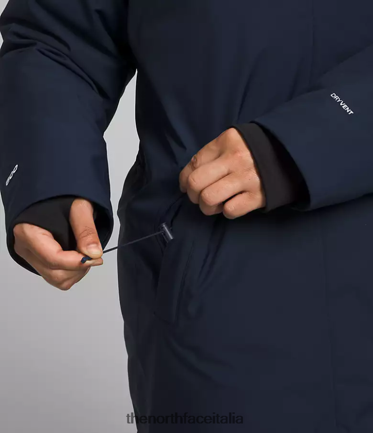The North Face vestiario 460N8D966 marina del vertice donne più parka artico