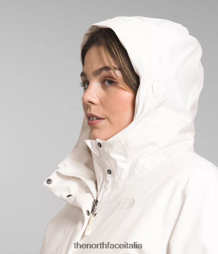 The North Face vestiario 460N8D967 gardenia bianca donne più parka artico