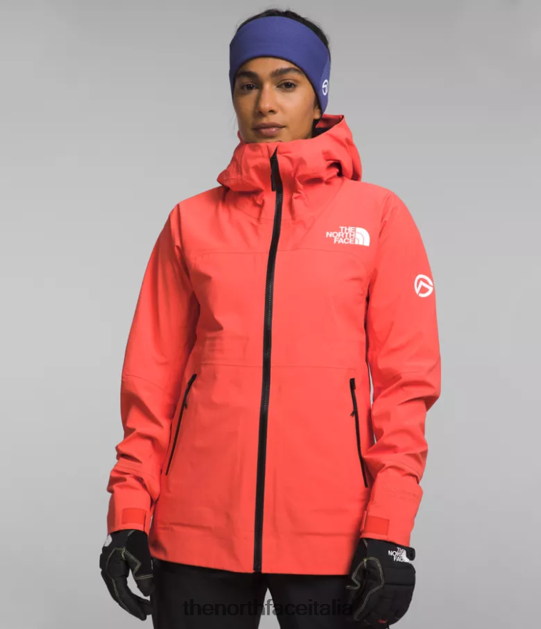 The North Face vestiario 460N8D1173 arancione radioso donne Giacca Summit Series Chamlang FutureLight