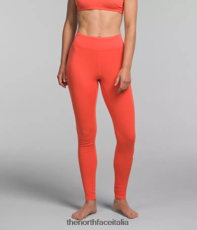 The North Face vestiario 460N8D1235 arancione radioso donne Collant Summit Series Pro 120