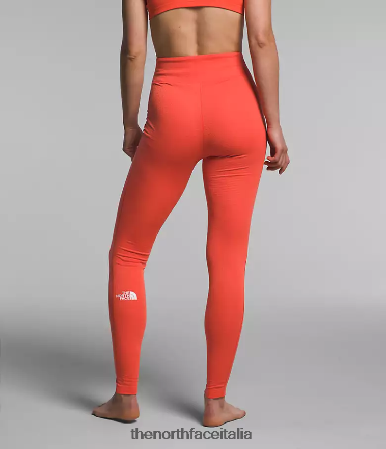 The North Face vestiario 460N8D1235 arancione radioso donne Collant Summit Series Pro 120