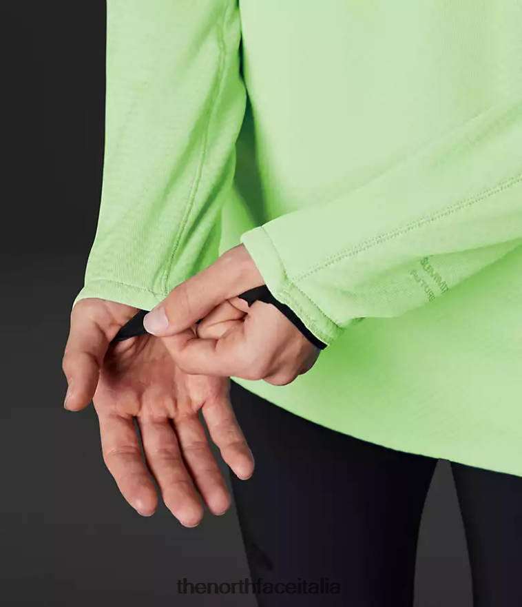 The North Face vestiario 460N8D162 patina verde donne squadra del futurefleece della serie summit
